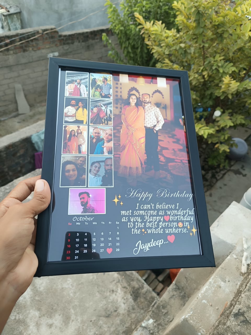 Premium photo frame display